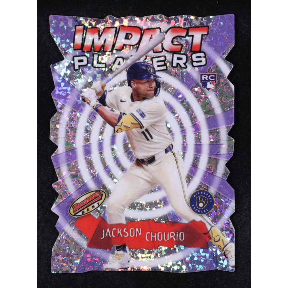 Jackson Chourio 2024 Bowman's Best Impact Players Mini-Diamond Refractors #IP12 RC at PristineAuction.com