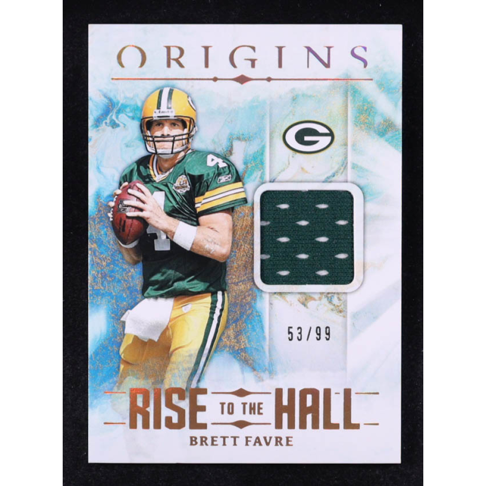 Brett Favre 2024 Panini Origins Rise to the Hall Jerseys #12 #53/99 at PristineAuction.com