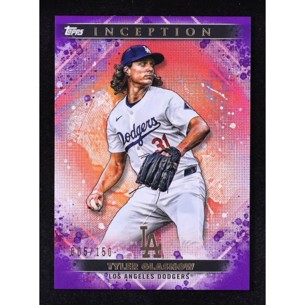 Tyler Glasnow 2024 Topps Inception Purple #9 #005/150 at PristineAuction.com