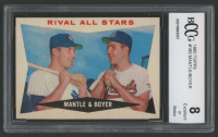 Mickey Mantle / Ken Boyer 1960 Topps #160 Rival All-Stars (BCCG 8) at PristineAuction.com
