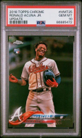 Ronald Acuna Jr. 2018 Topps Chrome Update #HMT25 RC (PSA 10) at PristineAuction.com