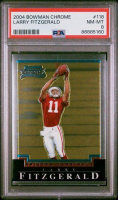Larry Fitzgerald 2004 Bowman Chrome #118 RC (PSA 8) at PristineAuction.com