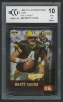 Brett Favre 1999 Collectors Edge Fury Gold Ingot #46 (BCCG 10) at PristineAuction.com