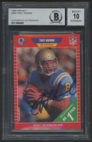 Troy Aikman Signed 1989 Pro Set #490 RC (BGS | Auto 10) at PristineAuction.com