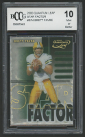 Brett Favre 2000 Quantum Leaf Star Factor #SF4 #2145/2500 (BCCG 10) at PristineAuction.com
