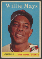 Willie Mays 1958 Topps #5 at PristineAuction.com