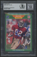 John Taylor Signed 1989 Pro Set #384 (BGS | Auto 10) at PristineAuction.com