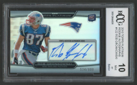 Rob Gronkowski 2010 Topps Platinum Rookie Autographs #122 #534/999 (BCCG 10) at PristineAuction.com