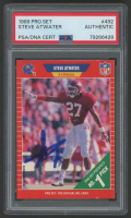 Steve Atwater Signed 1989 Pro Set #492 RC (PSA) at PristineAuction.com