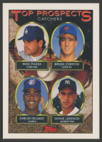 Mike Piazza / Brook Fordyce / Carlos Delgado / Donnie Leshnock 1993 Topps #701 at PristineAuction.com