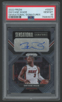 Dwyane Wade 2022 Panini Prizm Sensational Signatures #SSDY (PSA 10) at PristineAuction.com