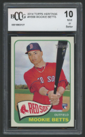 Mookie Betts 2014 Topps Heritage #H558 (BCCG 10) at PristineAuction.com