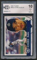 Ichiro Suzuki 2001 Fleer Tradition #452 (BCCG 10) at PristineAuction.com
