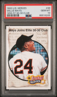Willie Mays 1993 Upper Deck Mays Heroes #48 (PSA 10) at PristineAuction.com