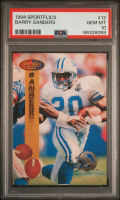 Barry Sanders 1994 Sportflics #12 (PSA 10) at PristineAuction.com
