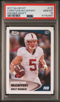 Christian McCaffrey 2017 SAGE Hit Premier Draft #112 (PSA 10) at PristineAuction.com