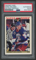 Teemu Selanne Signed 1993-94 Topps Premier Gold #130 SR (PSA) at PristineAuction.com
