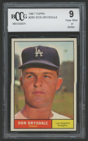 Don Drysdale 1961 Topps #260 (BCCG 9) at PristineAuction.com