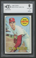 Steve Carlton 1969 Topps #255 (BCCG 9) at PristineAuction.com