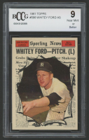 Whitey Ford 1961 Topps #586 AS (BCCG 9) at PristineAuction.com