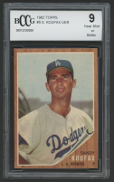 Sandy Koufax 1962 Topps #5 (BCCG 9) at PristineAuction.com