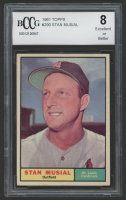 Stan Musial 1961 Topps #290 (BCCG 8) at PristineAuction.com