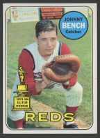 Johnny Bench 1969 Topps #95 at PristineAuction.com