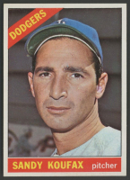 Sandy Koufax 1966 Topps #100 at PristineAuction.com