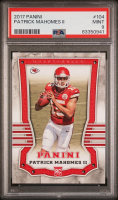 Patrick Mahomes II 2017 Panini #104 RC (PSA 9) at PristineAuction.com