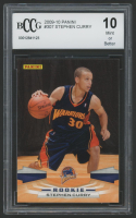 Stephen Curry 2009-10 Panini #307 (BCCG 10) at PristineAuction.com
