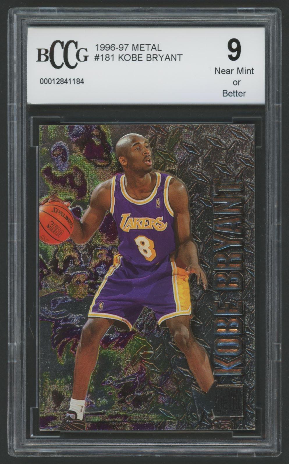 Kobe Bryant 1996-97 Metal #181 (BCCG 9) at PristineAuction.com Kobe Bryant 1996-97 Metal #181 (BCCG 9) at PristineAuction.com
