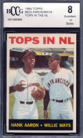 Willie Mays / Hank Aaron 1964 Topps / Tops in NL #423 (BCCG 8) at PristineAuction.com