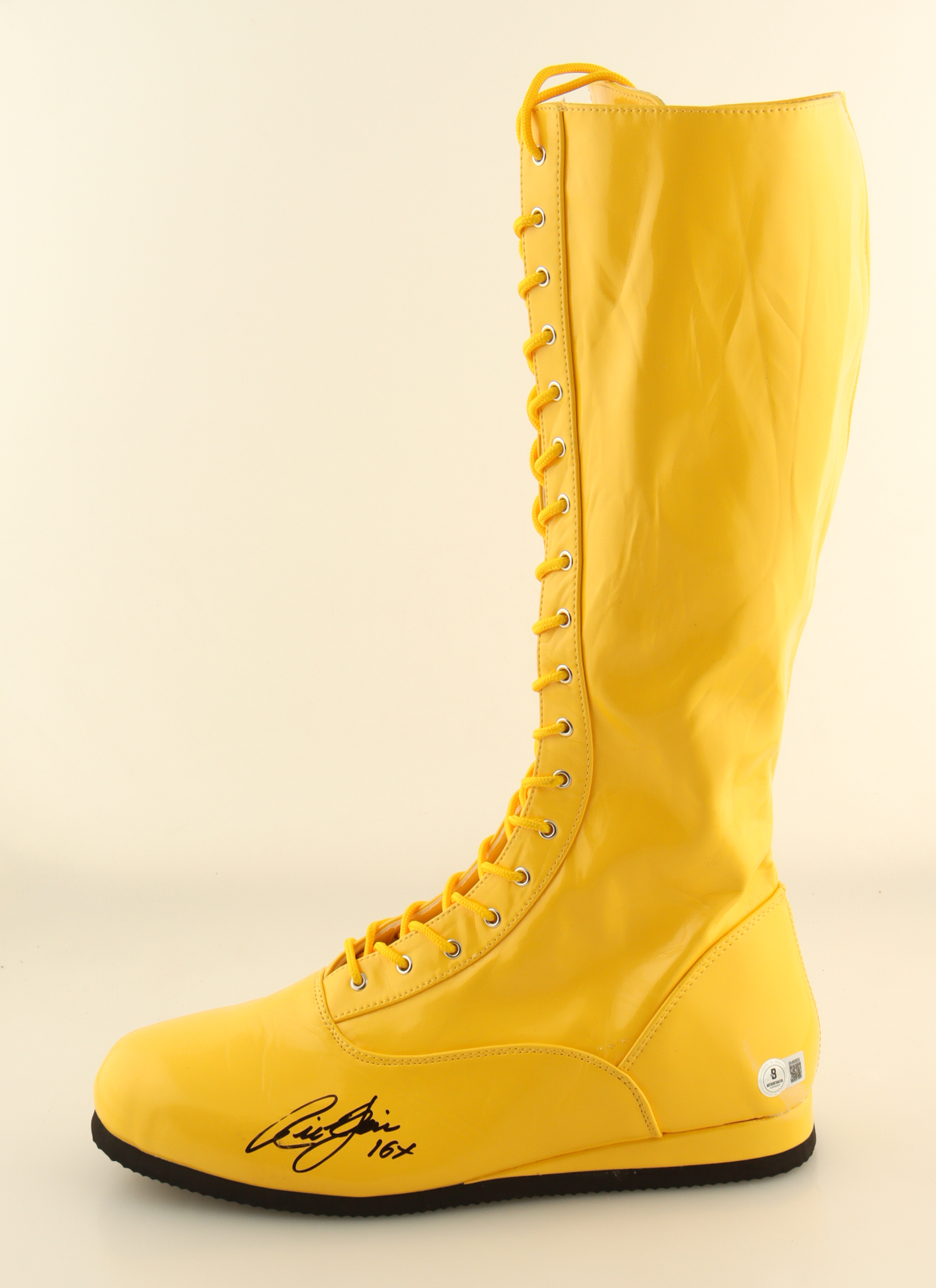 Ric Flair Signed Wrestling Boot Inscribed "16x" (Beckett) at PristineAuction.com Ric Flair Signed Wrestling Boot Inscribed "16x" (Beckett) at PristineAuction.com