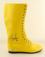 Ric Flair Signed Wrestling Boot Inscribed "16x" (Beckett) at PristineAuction.com