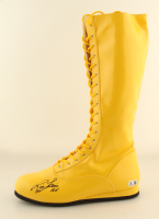 Ric Flair Signed Wrestling Boot Inscribed "16x" (Beckett) at PristineAuction.com