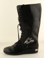 Ric Flair Signed Wrestling Boot Inscribed "16x" (Beckett) at PristineAuction.com