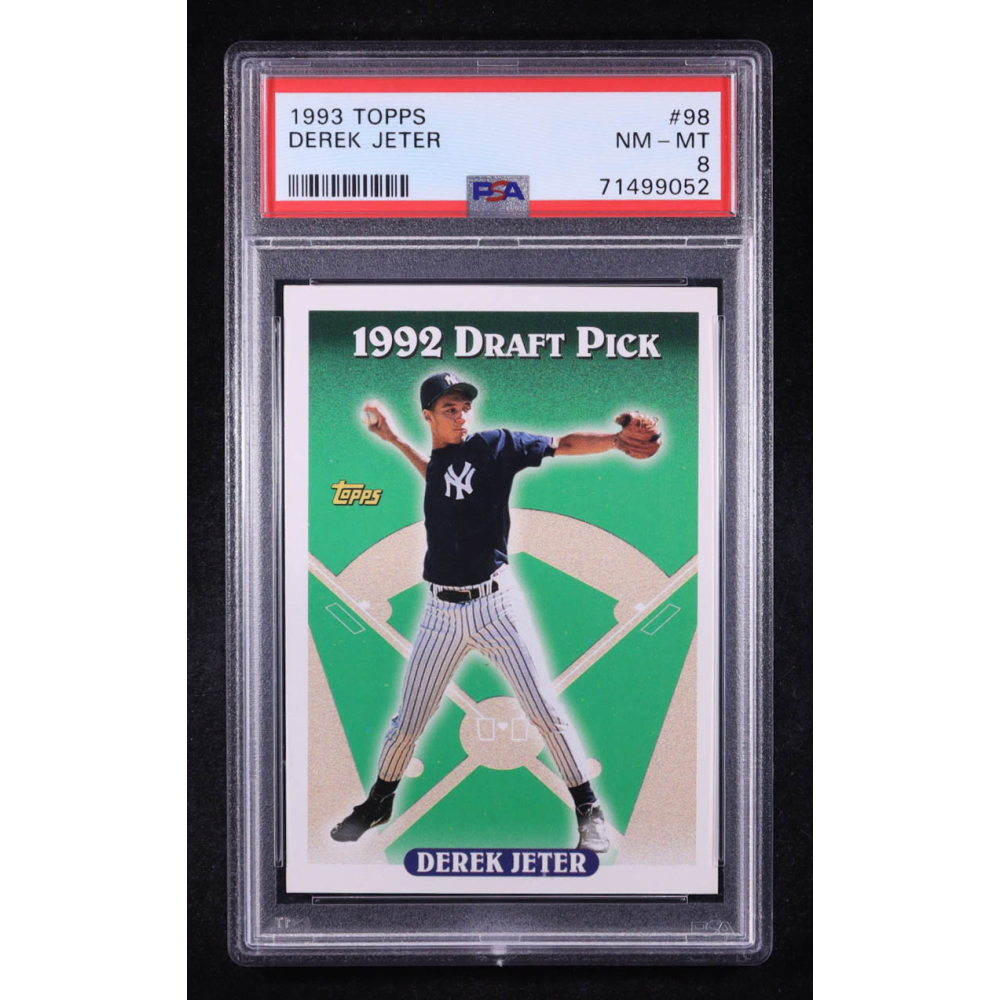 Derek Jeter 1993 Topps #98 RC (PSA 8) at PristineAuction.com