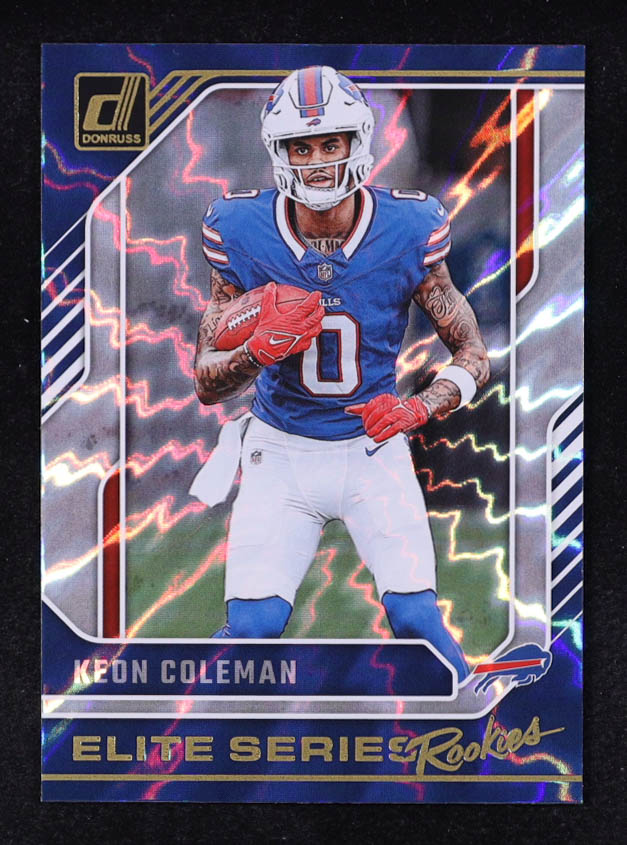 Keon Coleman 2024 Donruss The Elite Series Rookies #16 RC at PristineAuction.com Keon Coleman 2024 Donruss The Elite Series Rookies #16 RC at PristineAuction.com