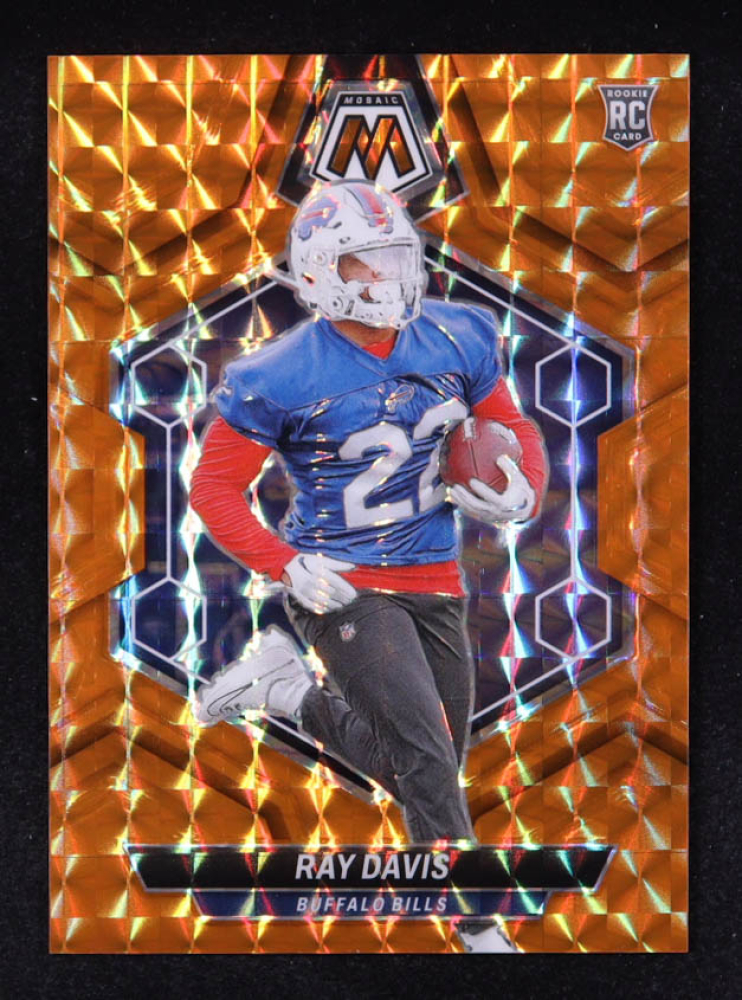 Ray Davis 2024 Panini Mosaic Mosaic Orange #387 #091/199 RC