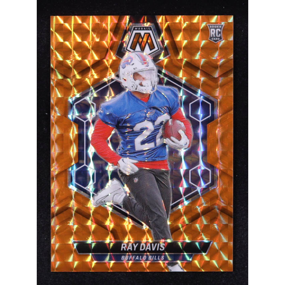 Ray Davis 2024 Panini Mosaic Mosaic Orange #387 #091/199 RC at PristineAuction.com