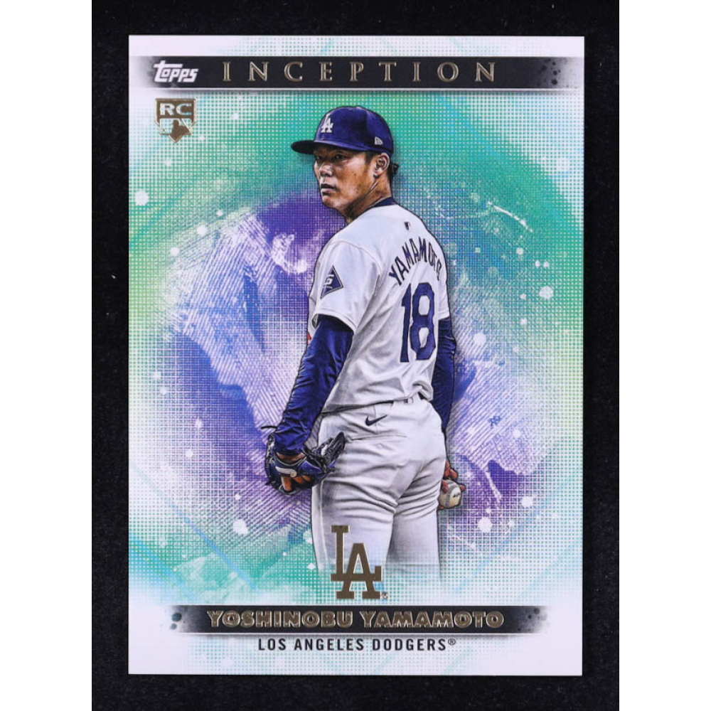 Yoshinobu Yamamoto 2024 Topps Inception Green #44 RC at PristineAuction.com