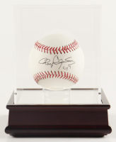 Roger Clemens Signed OML Baseball with Display Case Inscribed "Cy 7" (PSA) at PristineAuction.com