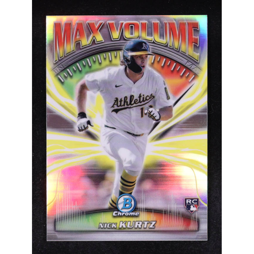 Nick Kurtz 2025 Bowman Chrome Max Volume #MV11 RC at PristineAuction.com