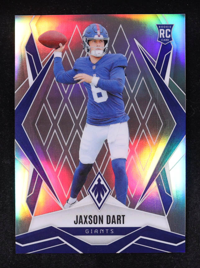 Jaxson Dart 2025 Panini Phoenix Silver #200 RC at PristineAuction.com Jaxson Dart 2025 Panini Phoenix Silver #200 RC at PristineAuction.com