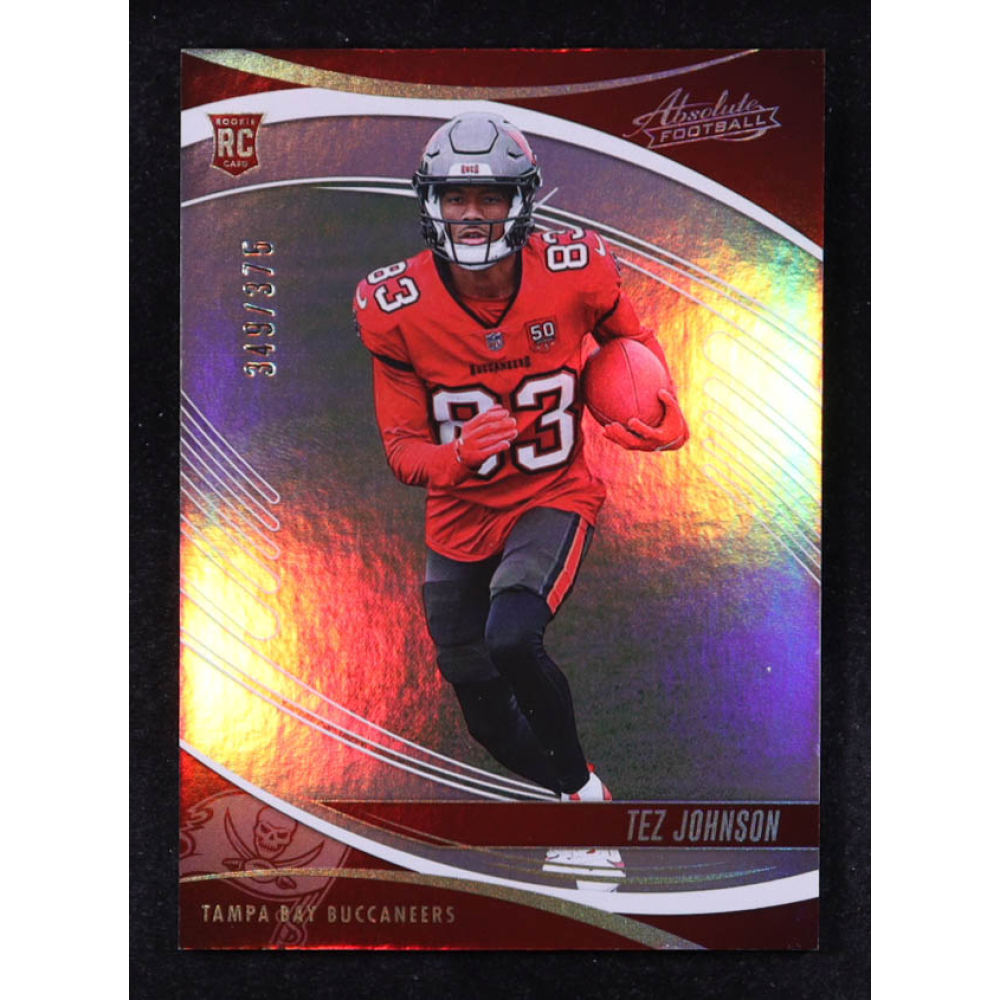 Tez Johnson 2025 Absolute #184 #349/375 RC at PristineAuction.com