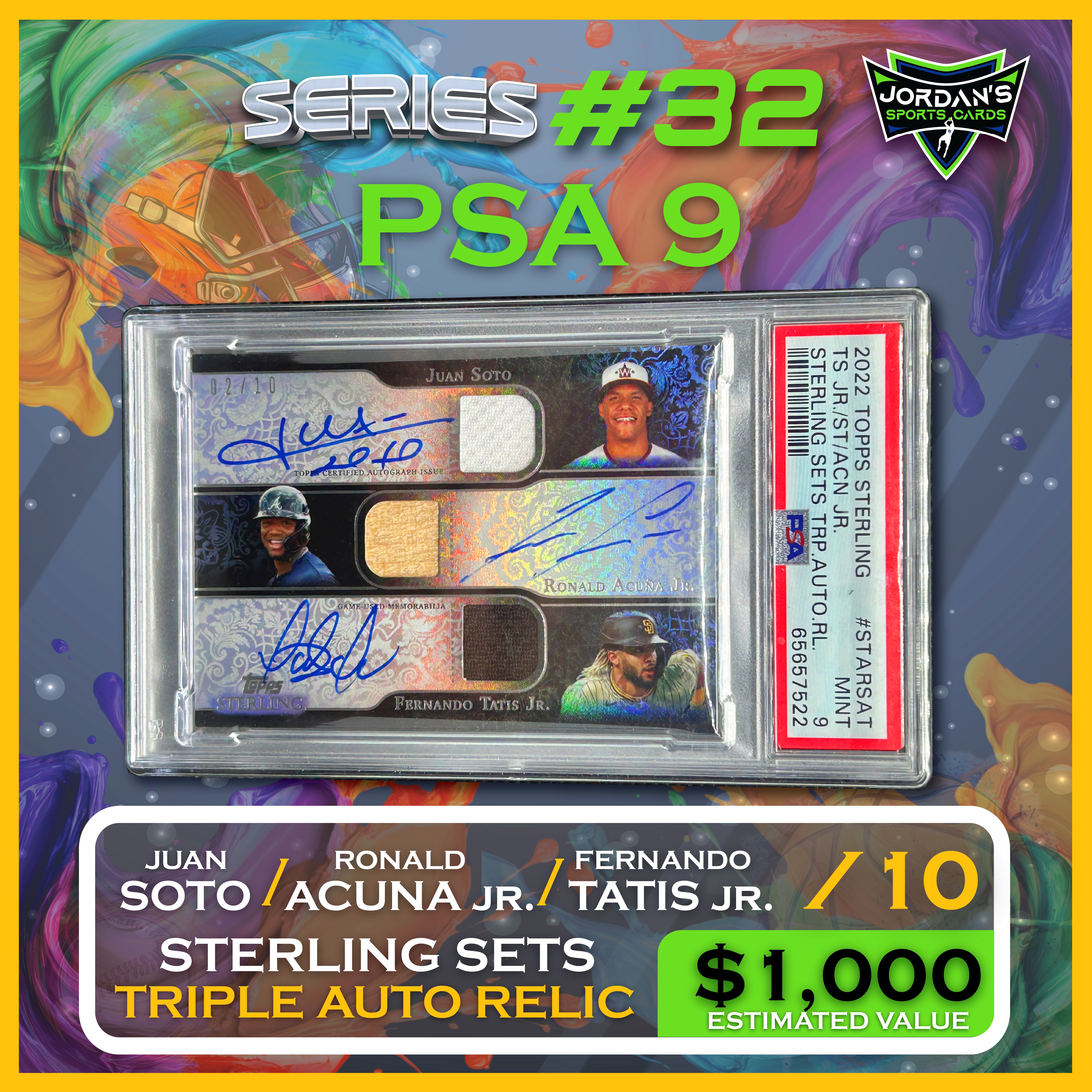 Platinum Quest Series 32 Sports Card Pack Mystery Box Presented by Jordan's Sports Cards - (1) Graded PSA or BGS Card Per Pack (Limited to 600 Packs!) at PristineAuction.com Platinum Quest Series 32 Sports Card Pack Mystery Box Presented by Jordan's Sports Cards - (1) Graded PSA or BGS Card Per Pack (Limited to 600 Packs!) at PristineAuction.com
