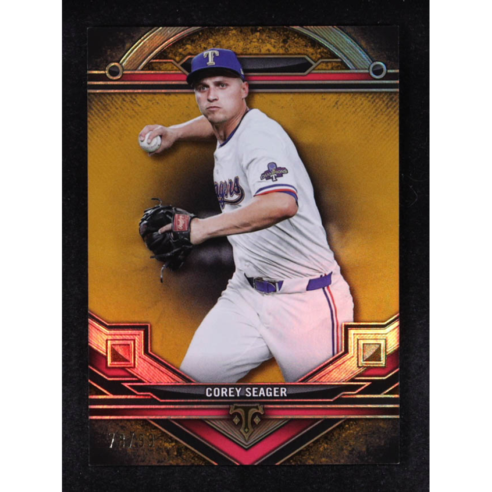 Corey Seager 2024 Topps Triple Threads Gold #67 #78/99 at PristineAuction.com