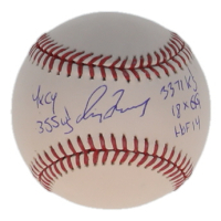Greg Maddux Signed OML Baseball with (5) Career Stat Inscriptions (JSA) at PristineAuction.com