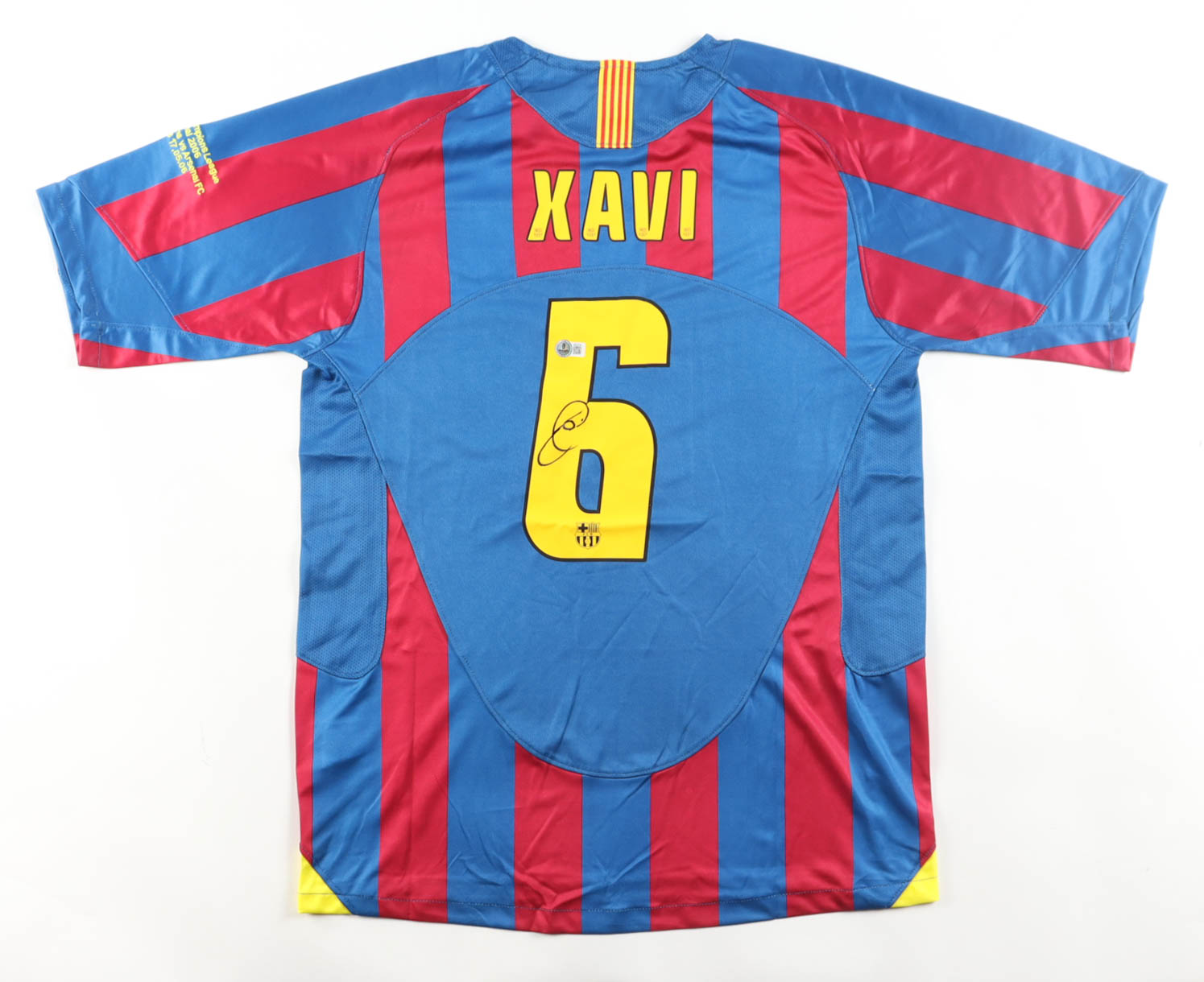 Xavi Hernandez Signed F.C. Barcelona Nike Authentic Jersey (Beckett) at PristineAuction.com Xavi Hernandez Signed F.C. Barcelona Nike Authentic Jersey (Beckett) at PristineAuction.com