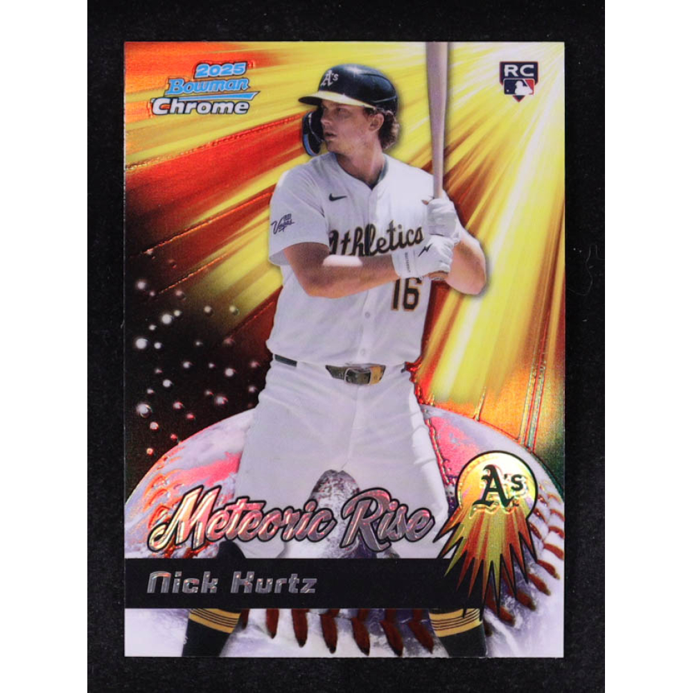 Nick Kurtz 2025 Bowman Chrome Meteoric Rise #MR7 RC at PristineAuction.com